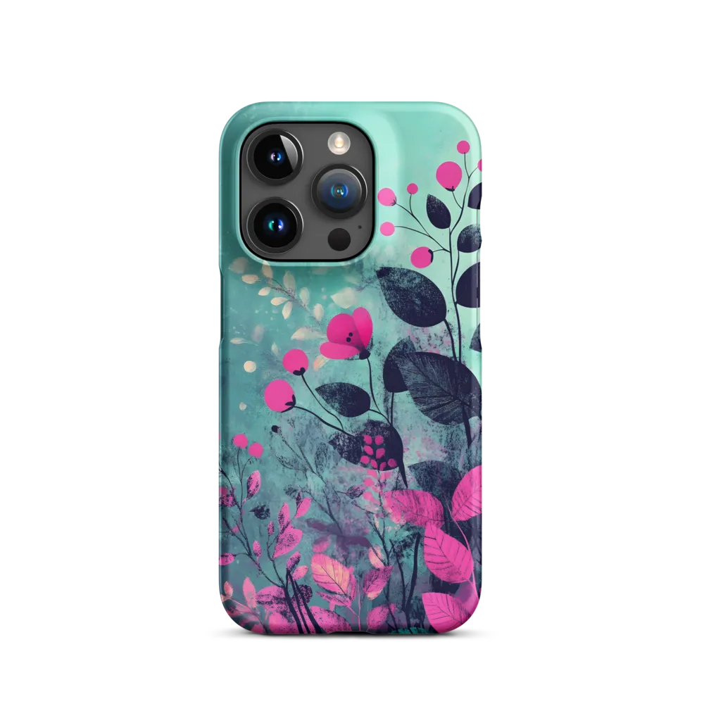 Whimsical Floral Harmony | Phone Case |  15 Pro | Snap Case | Matte