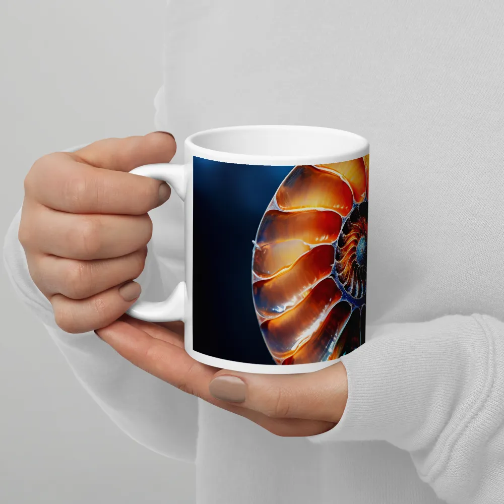 Elegance of the Nautilus Shell | Mugs | Multiple Sizes & Colors