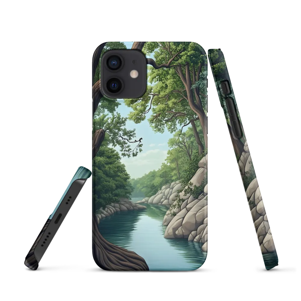 Tranquil Reflections: A Serene River Landscape
