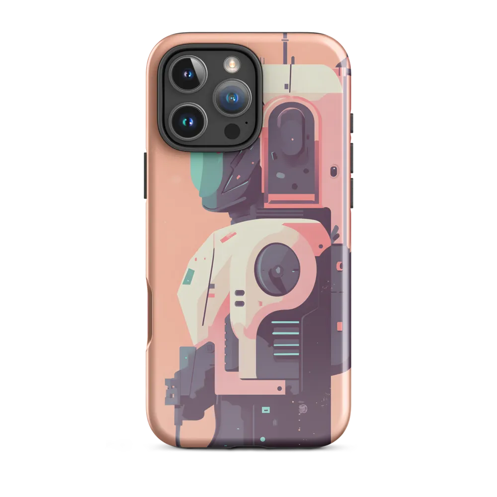Futuristic Astronaut Bot | Phone Case |  16 Pro Max | Tough Case | Glossy