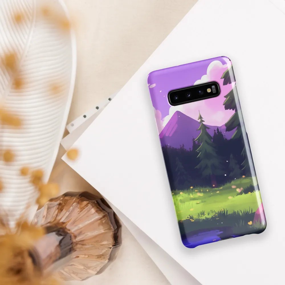 Tranquil Mountain Escape | Phone Case |  S10 Plus | Snap Case | Glossy