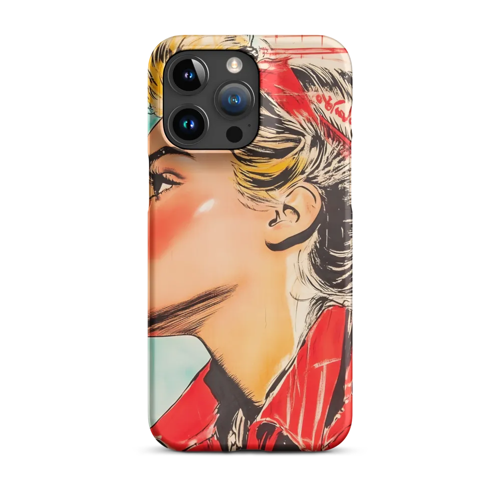 Empowered Elegance: A Pop Art Portrait | Phone Case |  15 Pro Max | Snap Case | Matte