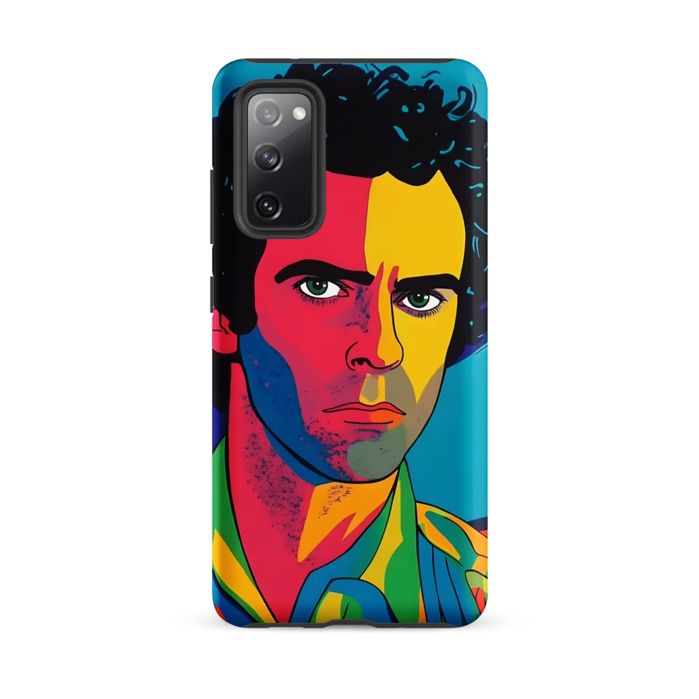 Electric Visage: A Portrait of Vibrance | Phone Case |  S20 FE | Tough Case | Matte