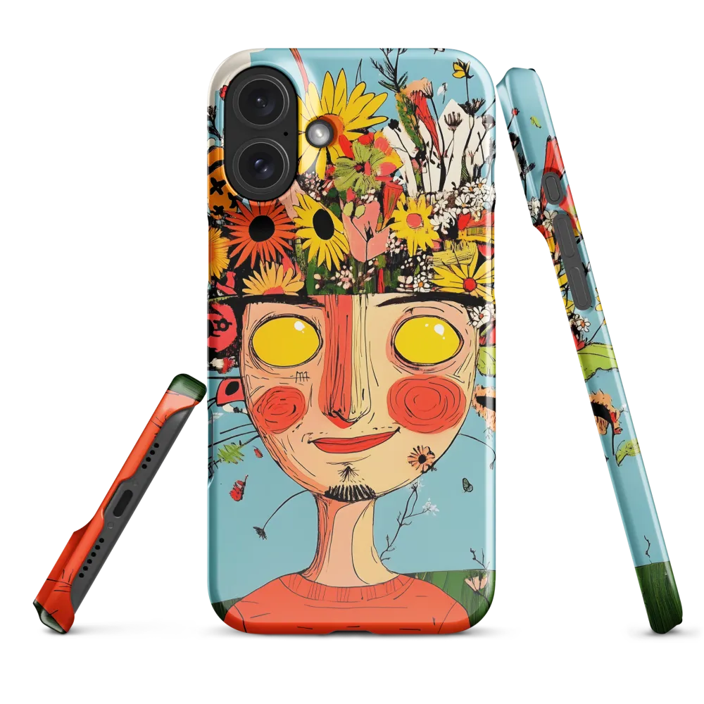 Whimsical Bloom | Phone Case |  16 Plus | Snap Case | Glossy