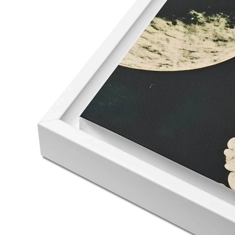 Whispers of the Moon | Canvas with White Frame | 18″×24″