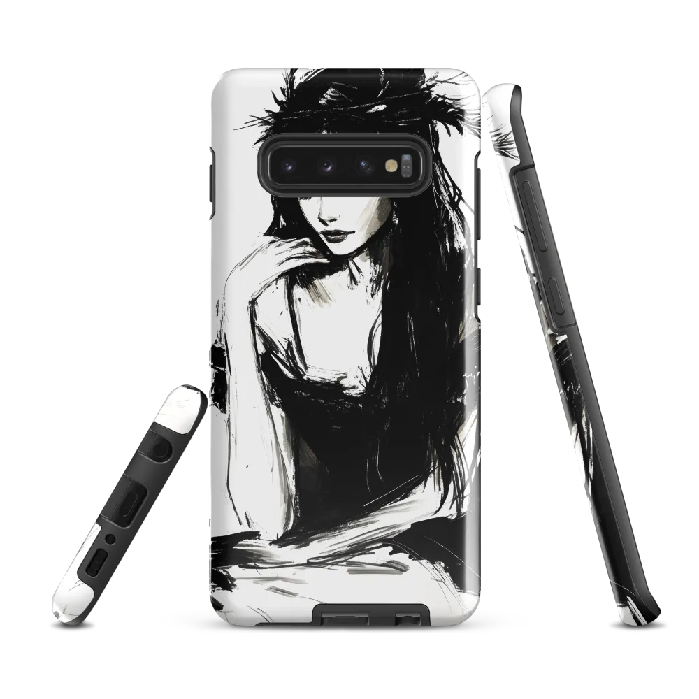 Reflections of Melancholy | Phone Case |  S10 Plus | Tough Case | Glossy