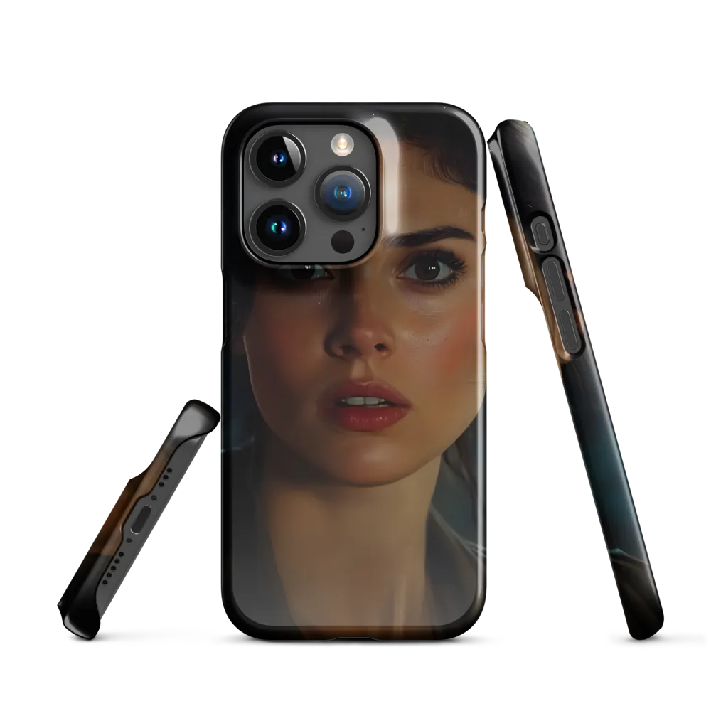 Gaze of Intensity | Phone Case |  15 Pro | Snap Case | Glossy