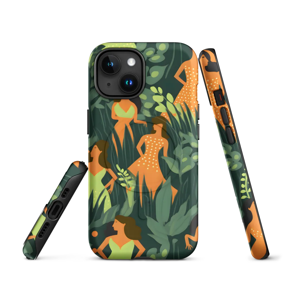 Playful Harmony in Patterns | Phone Case |  15 | MagSafe® Tough Case | Matte