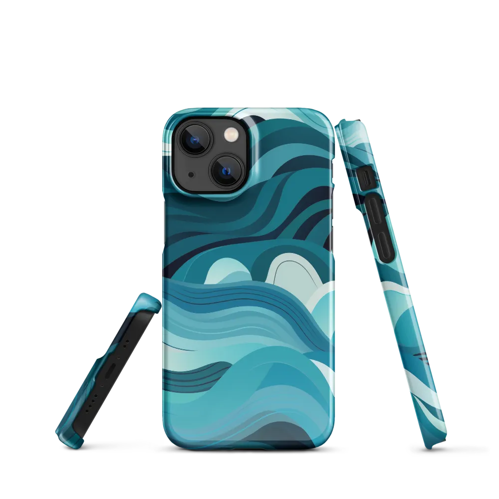Ebb and Flow | Phone Case |  13 Mini | Snap Case | Glossy