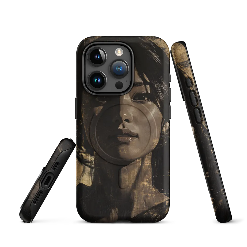 Golden Gaze: A Contemporary Portrait