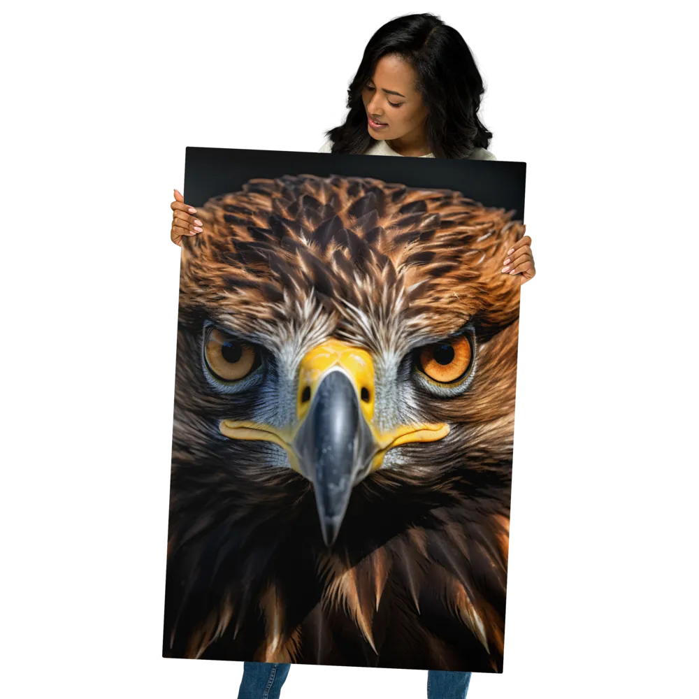 The Intensity of the Eagle | Metal Print | 24″×36″