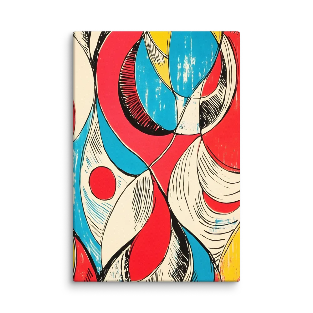 Rhythmic Interplay of Colors | Canvas | 32″×48″