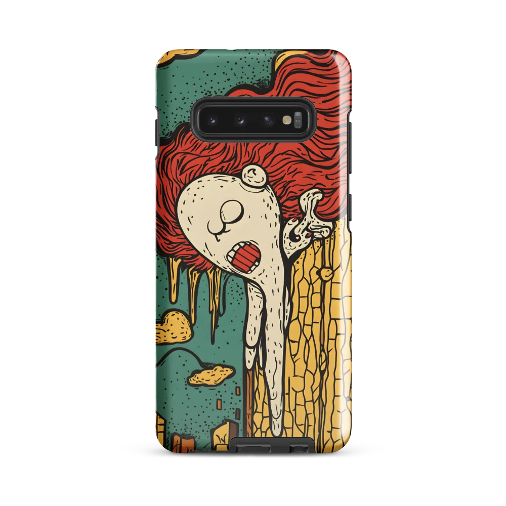 Whimsical Gaze from the Cliff | Phone Case |  S10 Plus | Tough Case | Glossy