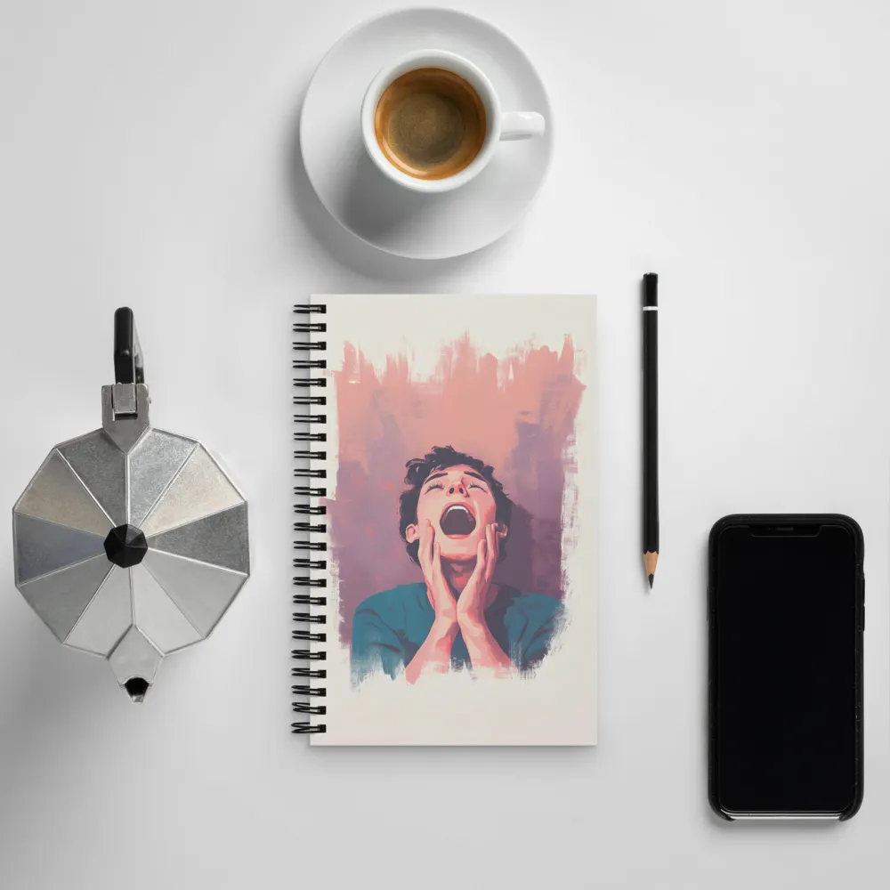 The Silent Scream | Spiral Notebook