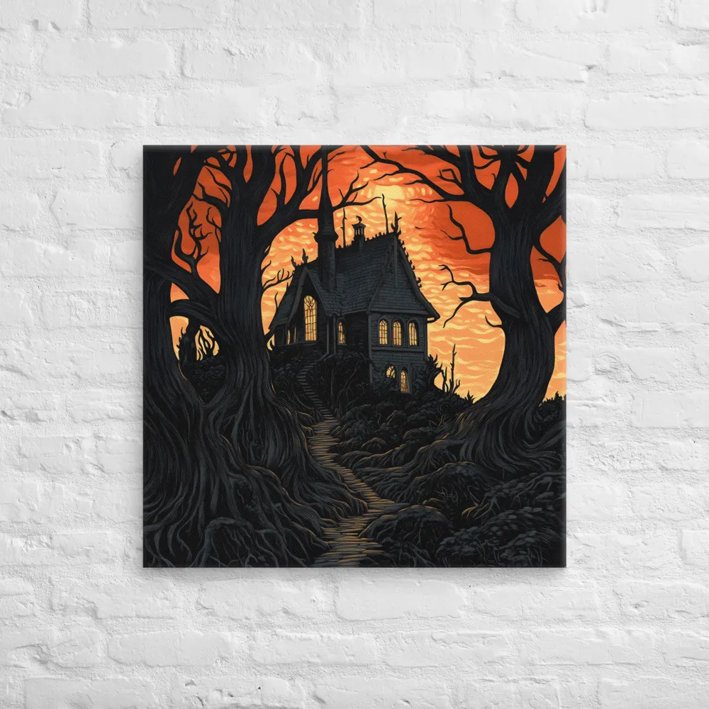 Whispers of the Enchanted House | Canvas | 28″×28″