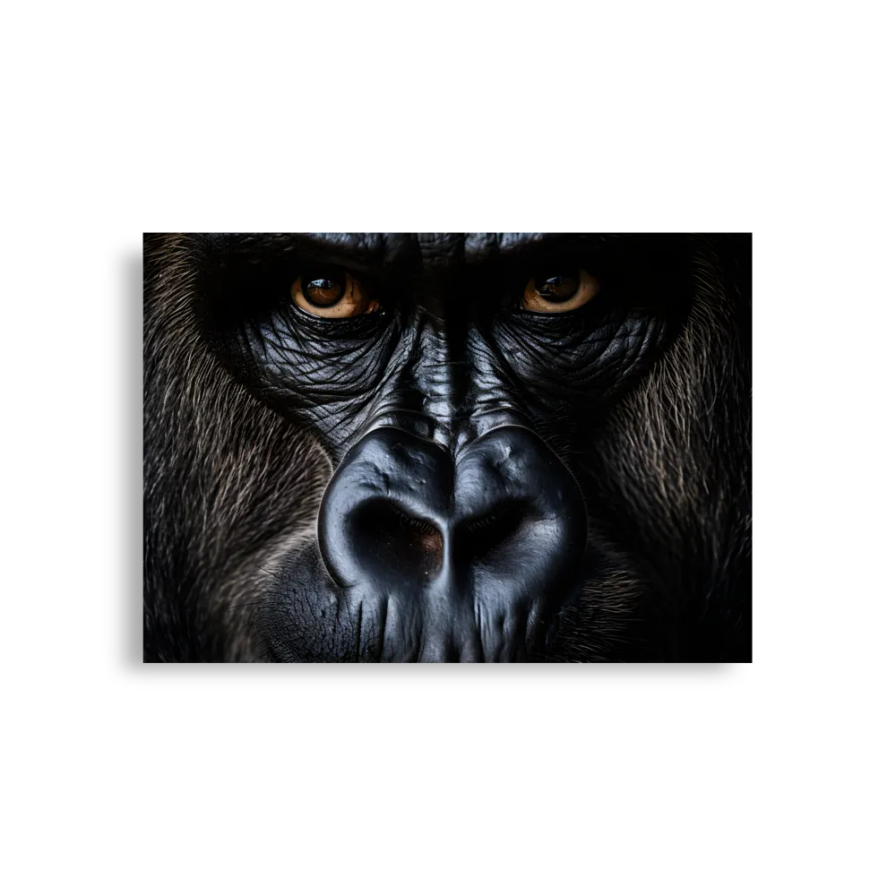 Gaze of the Wild: A Gorilla's Portrait | Poster | A1 (23.3″×33.1″)
