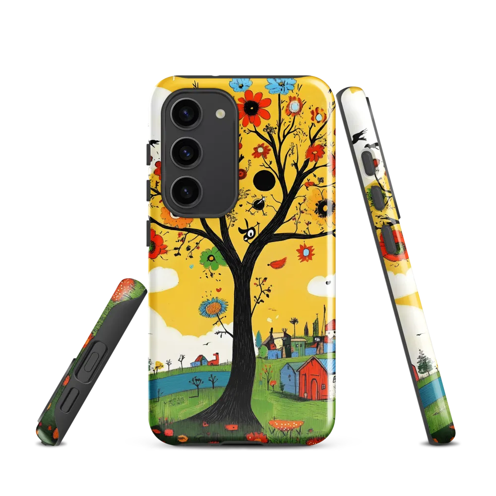 Whimsical Blooms of Life | Phone Case |  S23 | Tough Case | Glossy