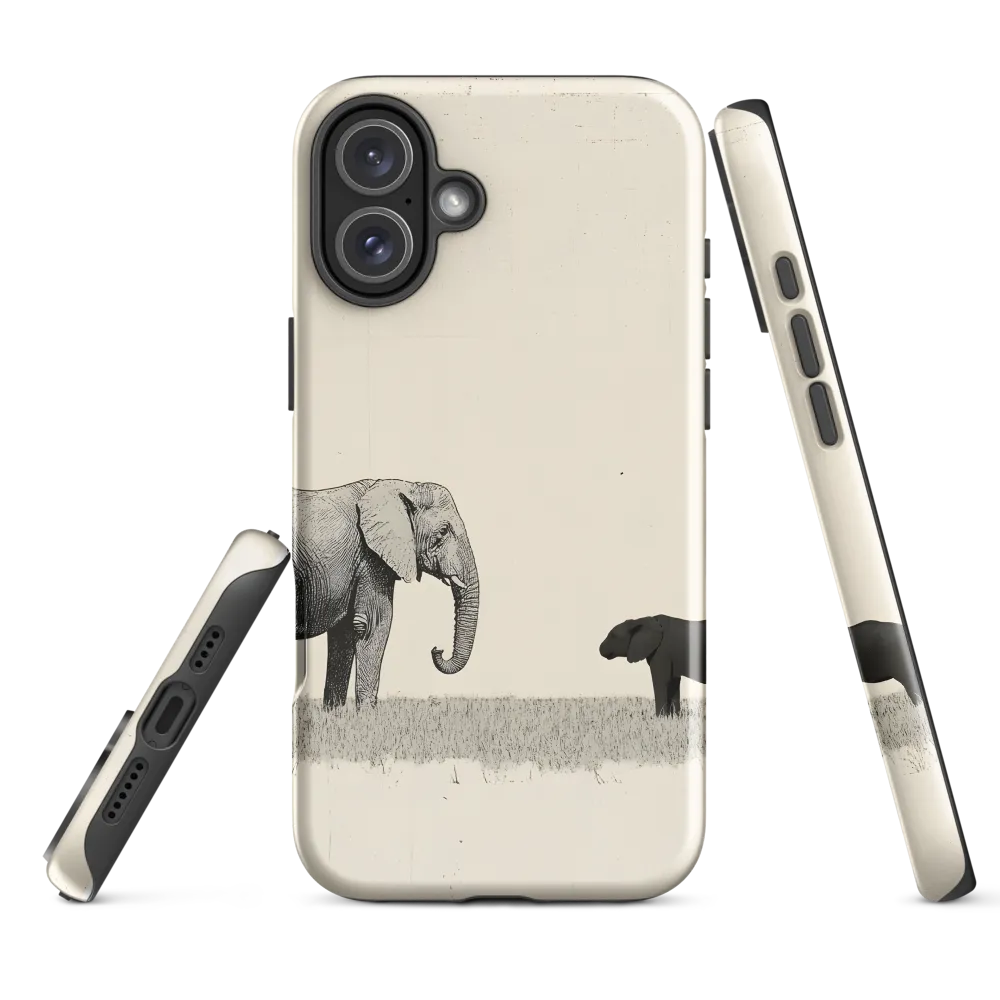 Contrasting Companions | Phone Case |  16 Plus | Tough Case | Glossy