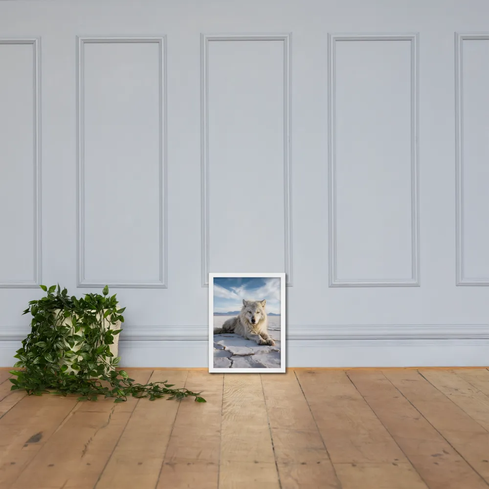 Guardian of the Salt Flats | Poster with White Frame | 12″×16″