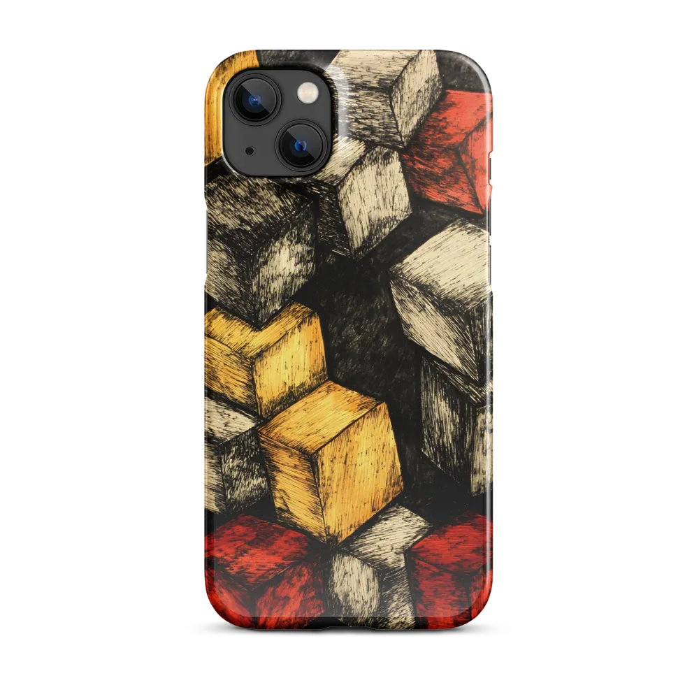 Dynamic Cubes: An Exploration in Color and Form | Phone Case |  14 Plus | Snap Case | Glossy
