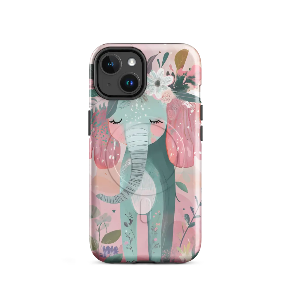 Whimsical Elephant in Bloom