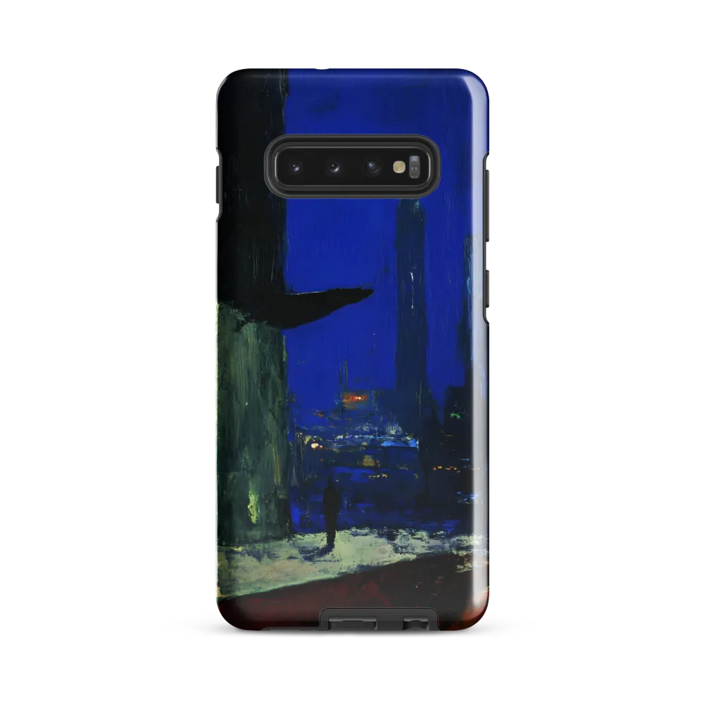 Glimmering Solitude: A Nightscape | Phone Case |  S10 Plus | Tough Case | Glossy