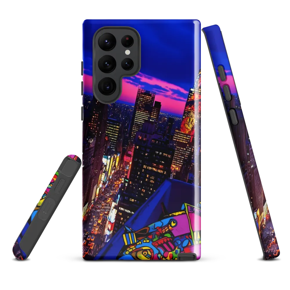 Neon Twilight: A City in Vibrance