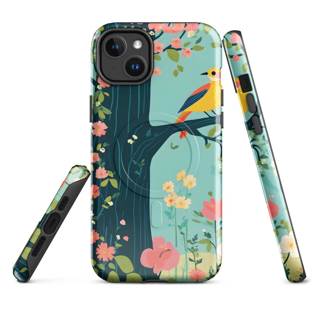 Harmony in Bloom | Phone Case |  14 Plus | MagSafe® Tough Case | Glossy
