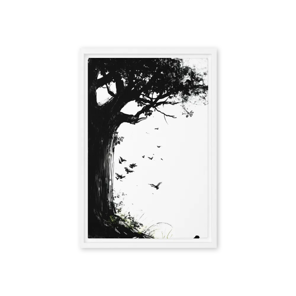 Whispers of Nature | Canvas with White Frame | 12″×18″