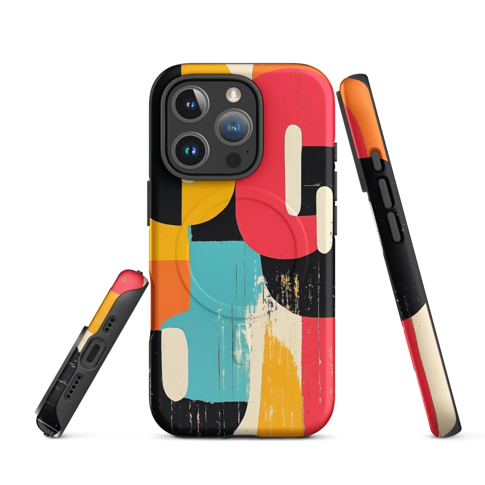 Colorful Curves: Numbers in Harmony | Phone Case |  16 Pro | MagSafe® Tough Case | Matte