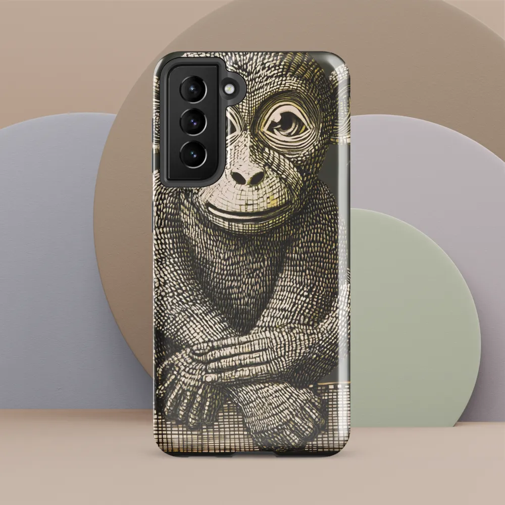 Intricate Primate Portrait