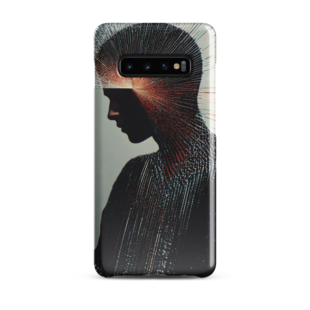 Radiant Reflection: An Abstract Journey of Thought | Phone Case |  S10 Plus | Snap Case | Glossy