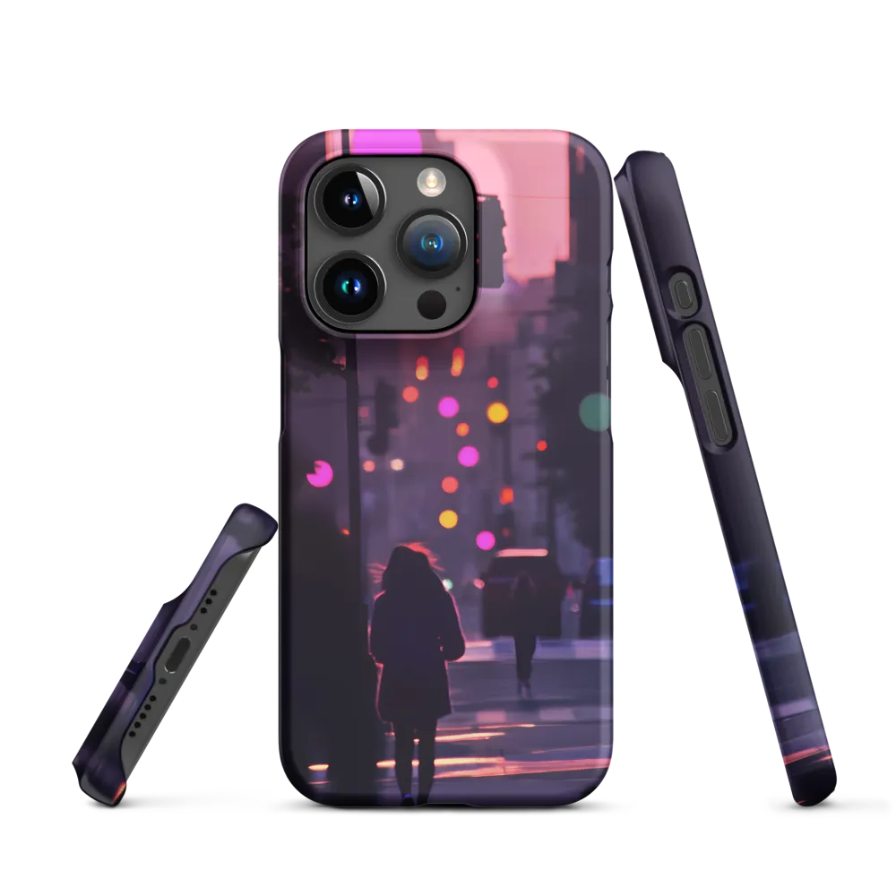 City Silhouettes at Dusk | Phone Case |  15 Pro | Snap Case | Matte