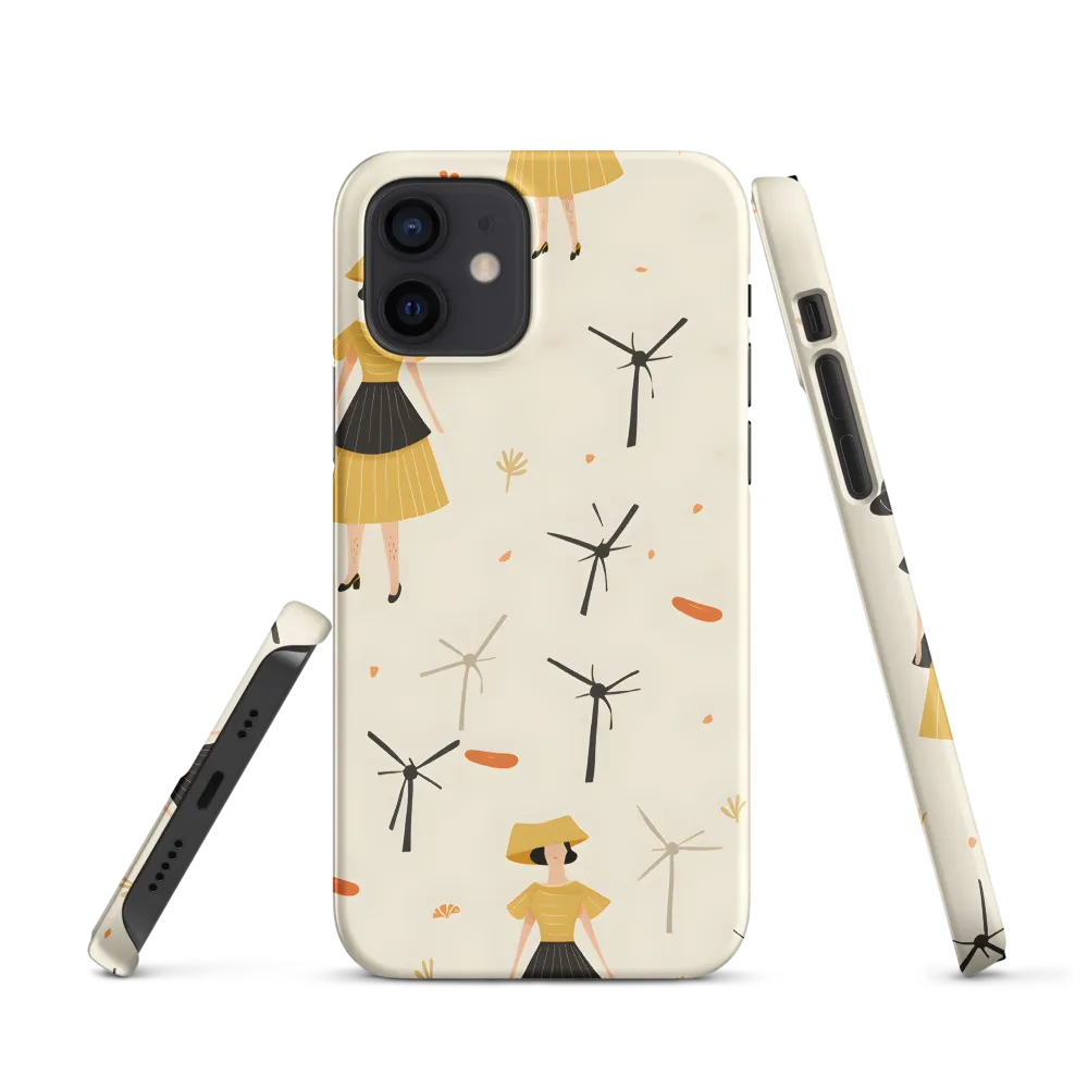 Whimsical Patterns of Nature and Femininity | Phone Case |  12 | Snap Case | Matte