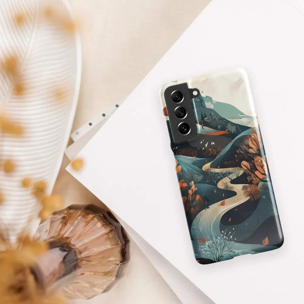 Whispers of Autumn: A Serene Journey | Phone Case |  S21 FE | Snap Case | Glossy
