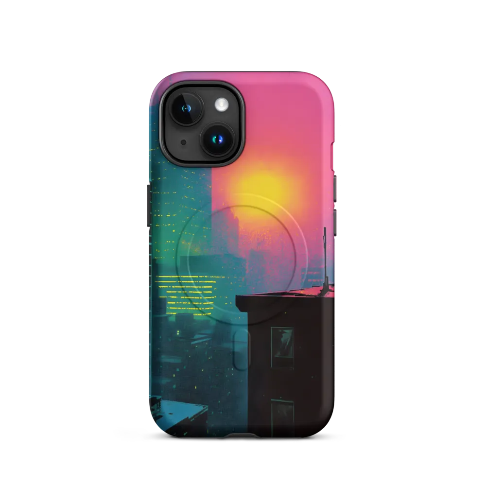Neon Horizon | Phone Case |  15 | MagSafe® Tough Case | Matte