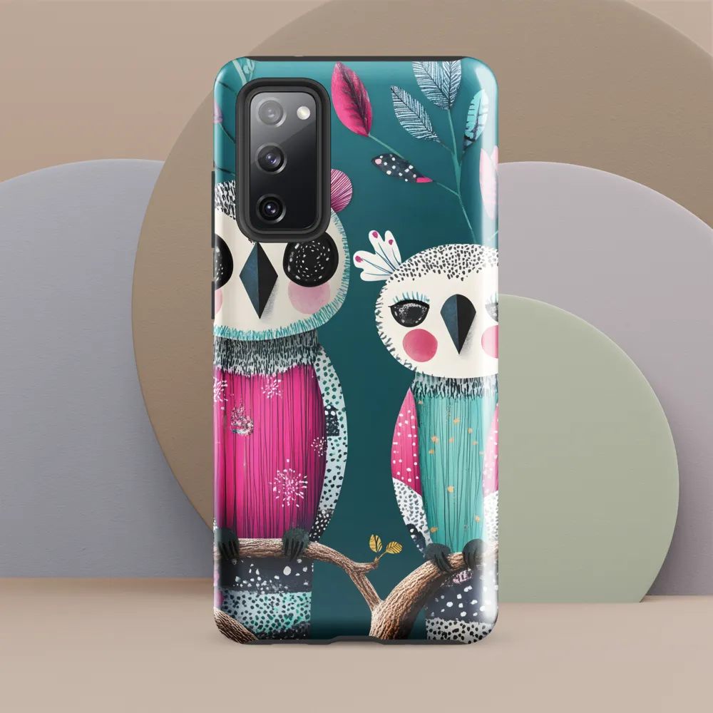 Whimsical Duo: A Celebration of Nature and Color