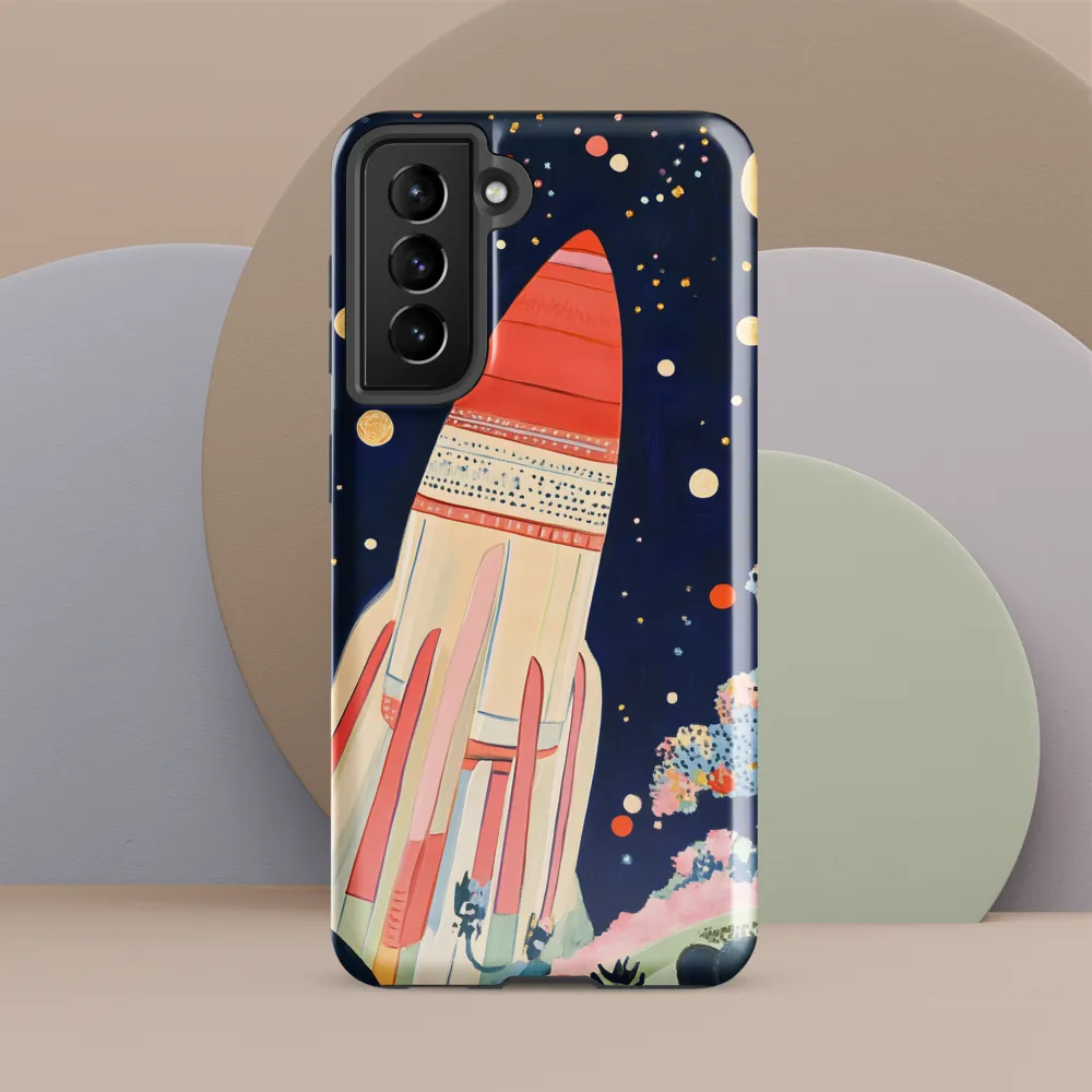 Cosmic Dreams: The Rocket's Journey