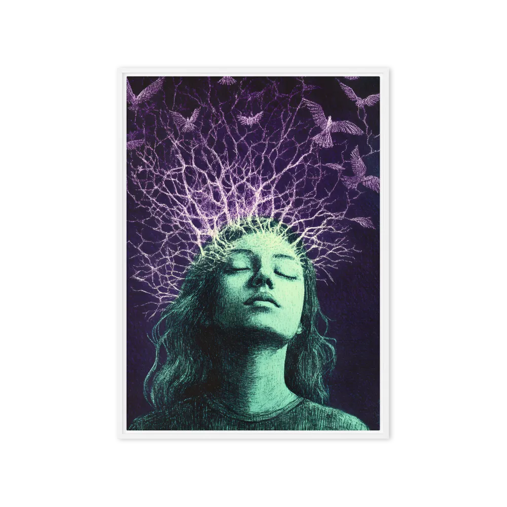 Whispers of Freedom | Canvas with White Frame | 20″×28″