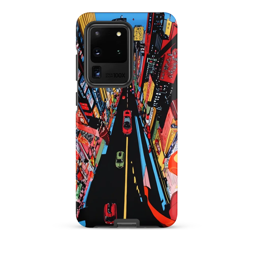 Urban Symphony: A Bird's-Eye View of Life | Phone Case |  S20 Ultra | Tough Case | Matte