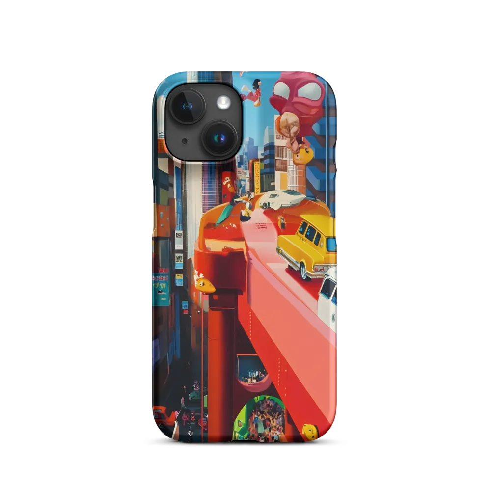 Urban Whimsy: A Colorful Cityscape