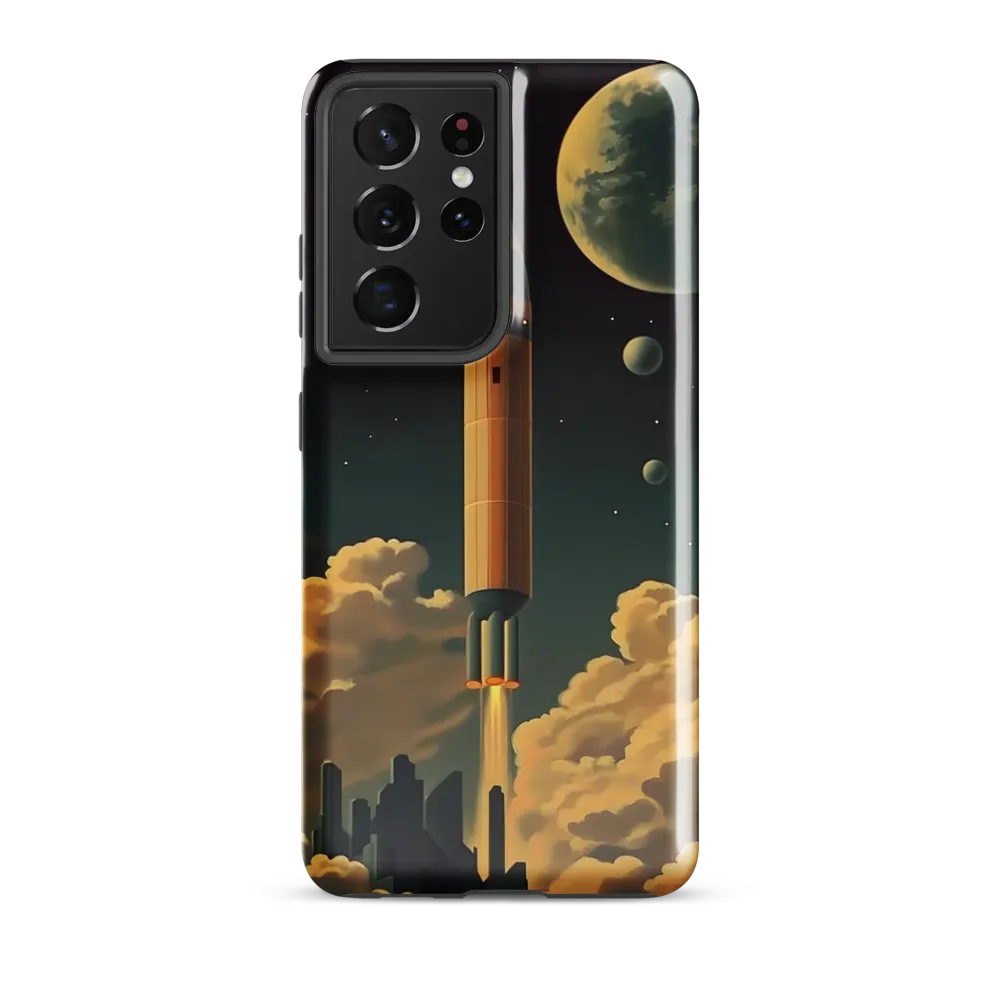 Journey Through the Cosmic Frontier | Phone Case |  S21 Ultra | Tough Case | Glossy