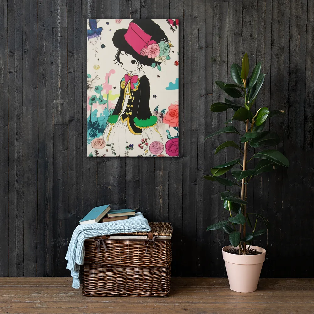 Whimsical Garden Reverie | Canvas | 24″×36″