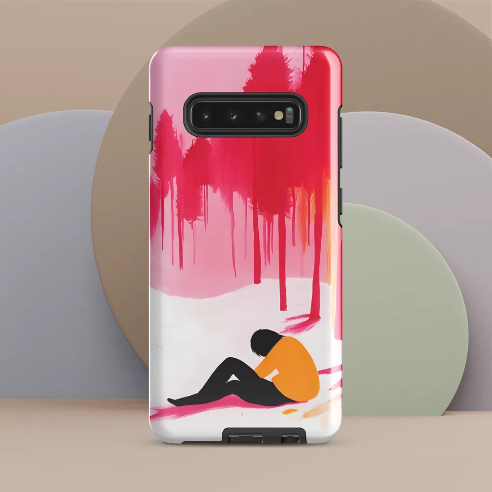 Whispers of Solitude | Phone Case |  S10 Plus | Tough Case | Glossy