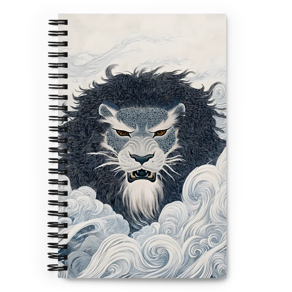 Fierce Majesty in the Storm | Spiral Notebook