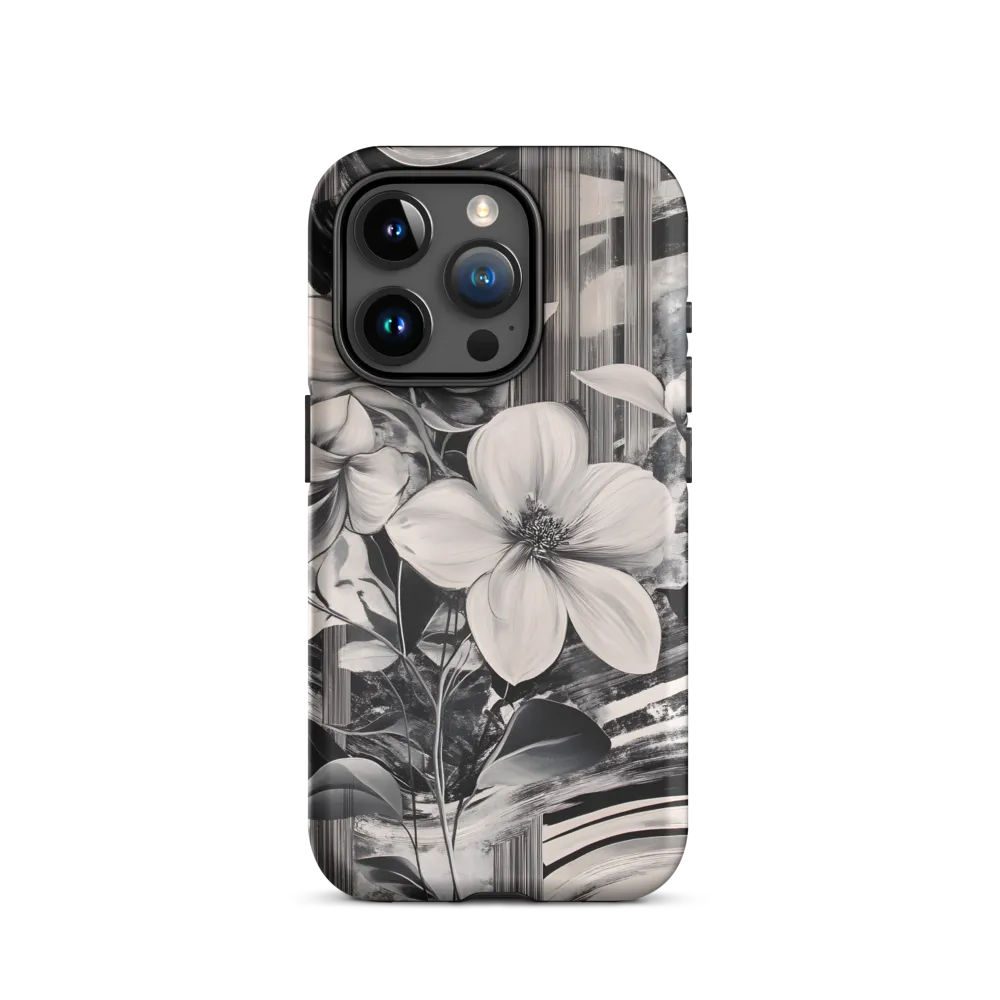 Ethereal Bloom: A Dance of Monochromes