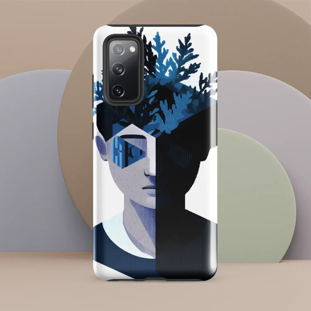 Nature's Reflection in a Surreal Portrait