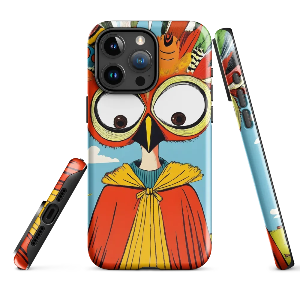 A Whimsical Encounter: The Owl-Human Fusion