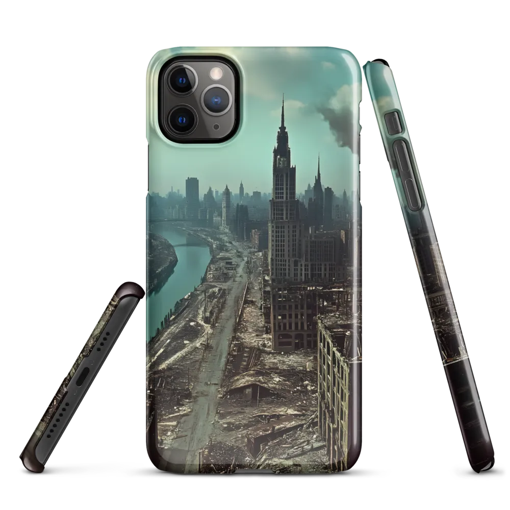 Urban Ruins: A Futuristic Reflection | Phone Case |  11 Pro Max | Snap Case | Glossy