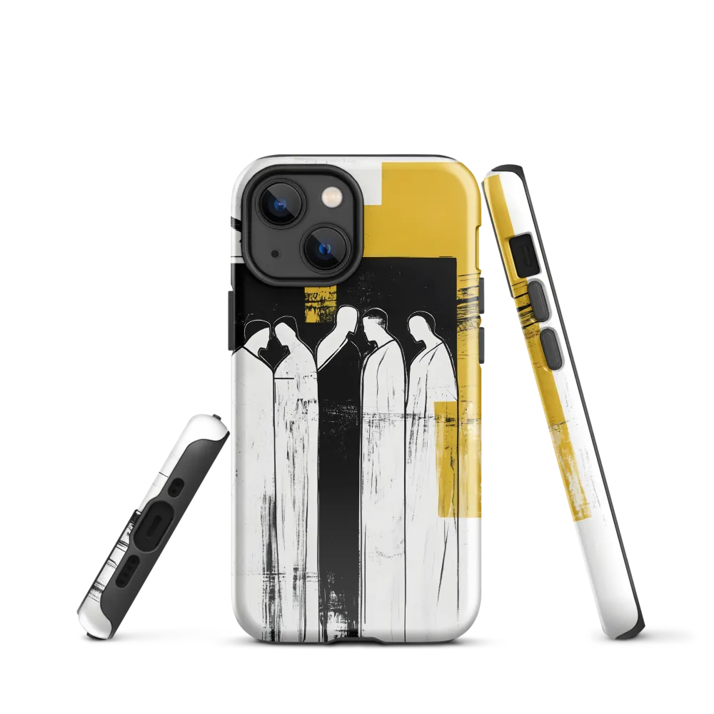 Contemplative Assemblage | Phone Case |  13 mini | Tough Case | Glossy
